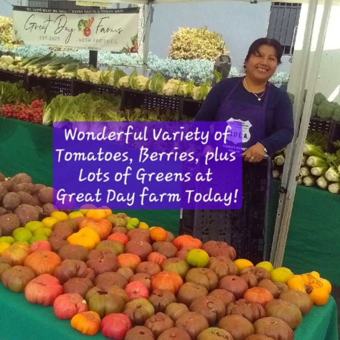 Great Day Farms — heirloom tomatoes, berries & greens at the Highland Park Farmers Market